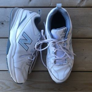 Size 10 New Balance Women's 608 Chunky White Leather Dad Sneakers Runnin…